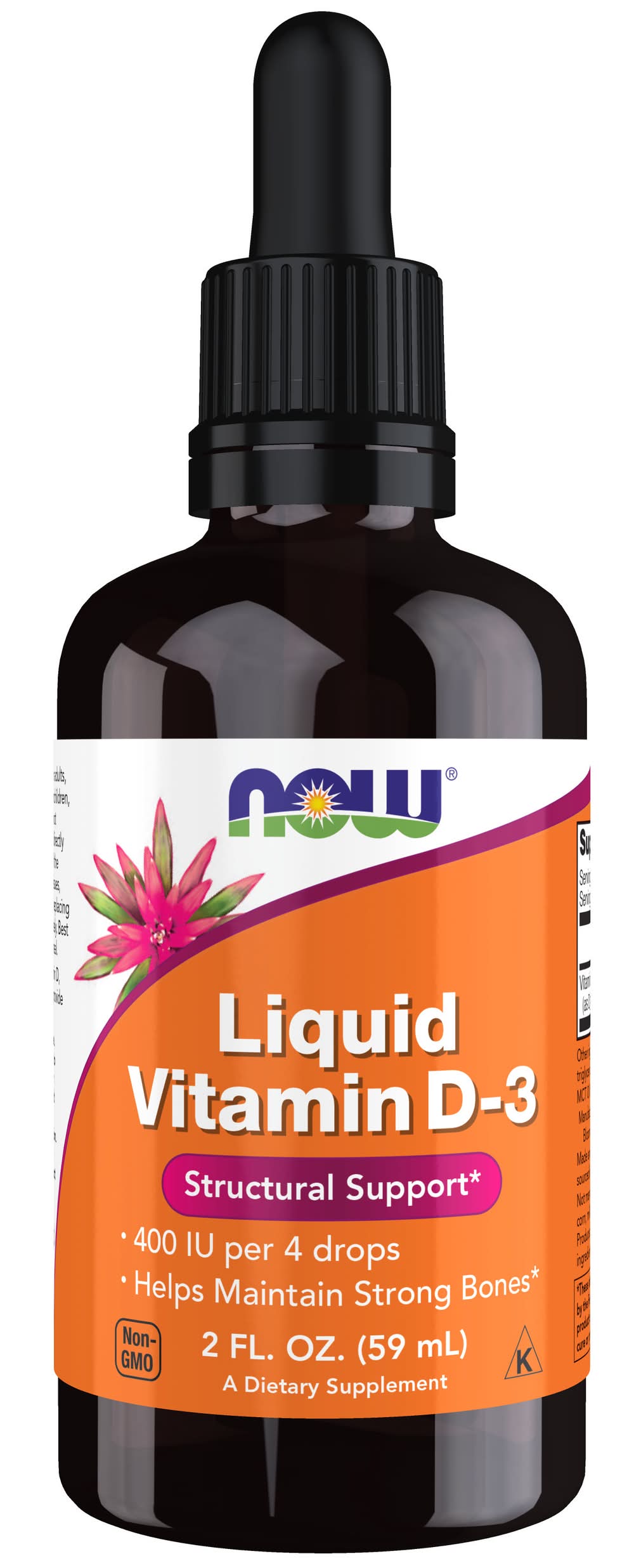 NOW Vitamin D-3 400 Iu Liquid (2 fl oz)