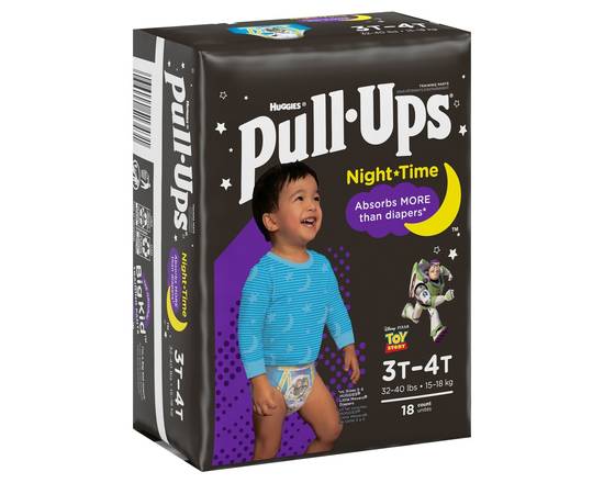Pull-Ups · Huggies Nighttime 3T-4T Boy (18 ct)