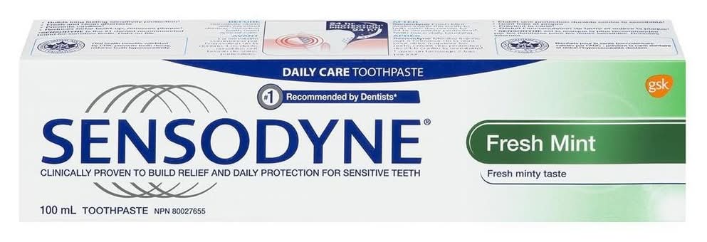 Sensodyne Toothpaste, Fresh Mint (0.02 kg)