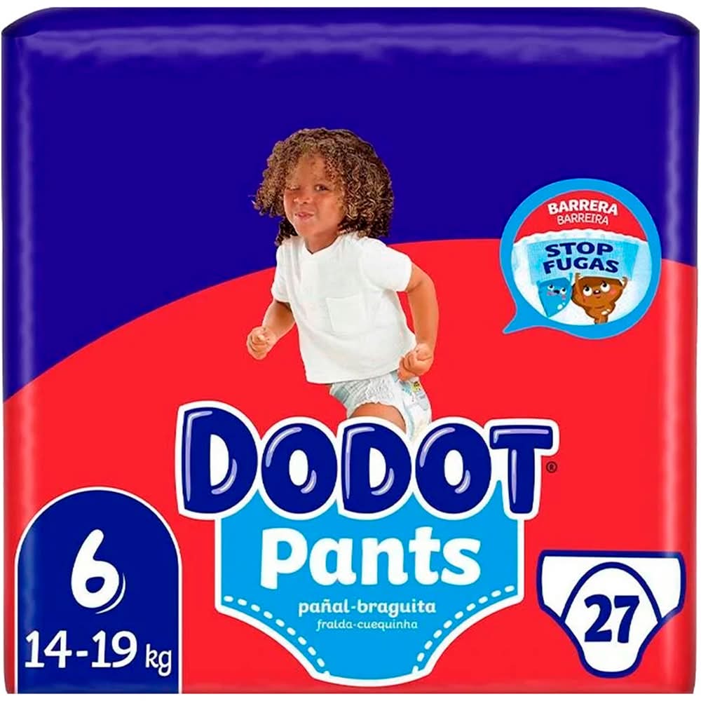 Dodot - Fralda cueca T6 | +15 kg, 27 unidades