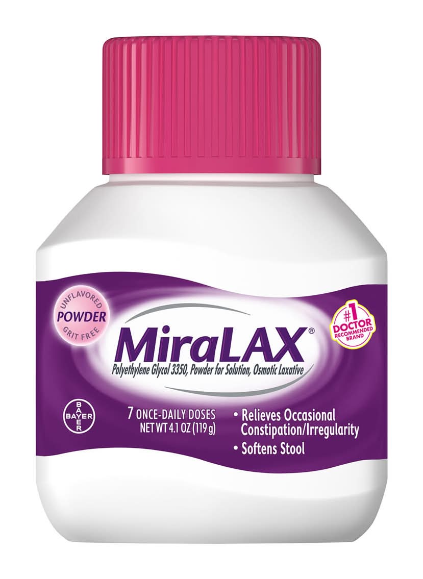 MiraLAX 7 Dose Unflavored Powder 4.1 Oz