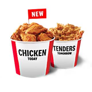 8 pc. Family Fill Up Bucket Meal + 12 Tenders Bucket