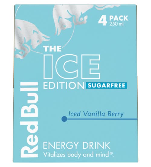 Red Bull Iced Vanilla Berry, The Winter Edition Energy Drink (250ml)
