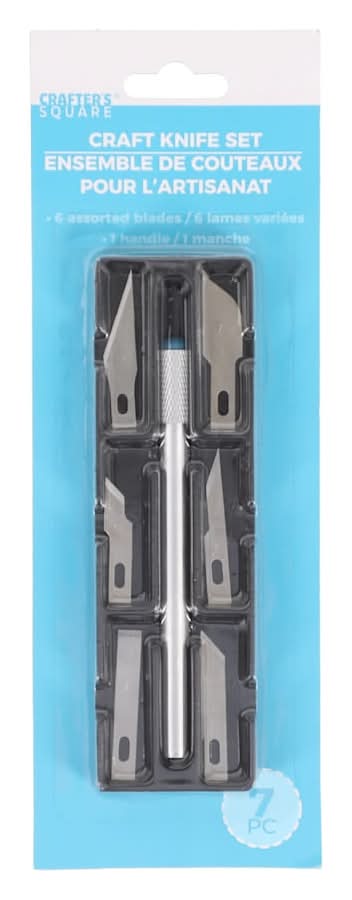 Crafter's Square Scrap-Tility Knife Set With 6 Assorted Blades