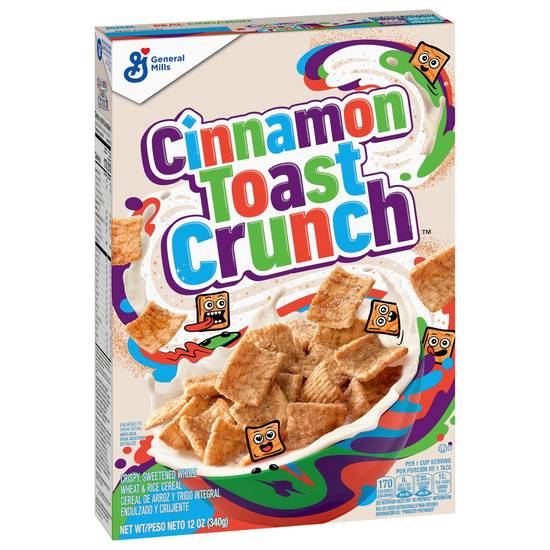 Cinnamon Toast Crunch · Classic Sweetened Wheat & Rice Cereal (12 oz)