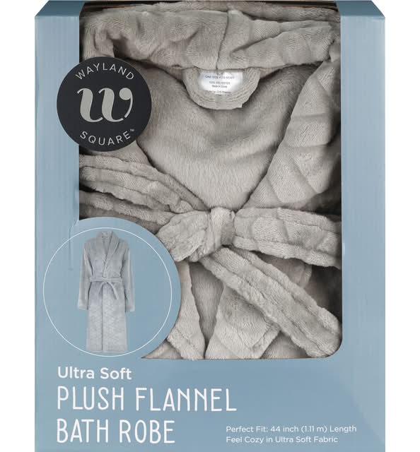 Kata Solid Flannel Bathrobe