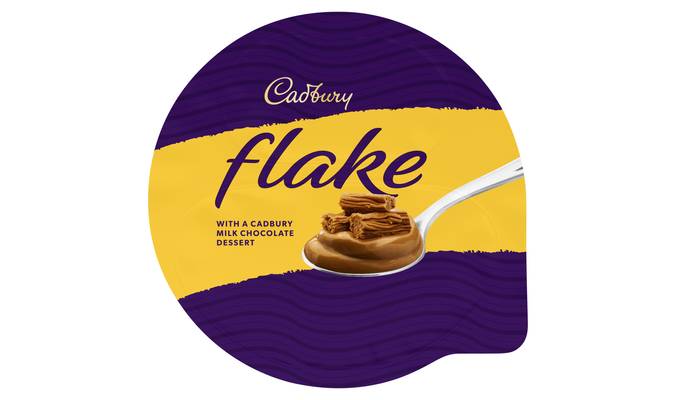 Cadbury Flake with a Cadbury Milk Chocolate Dessert 75g