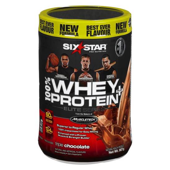 Six Star Whey Protein, Double Chocolate Supreme (907 g)