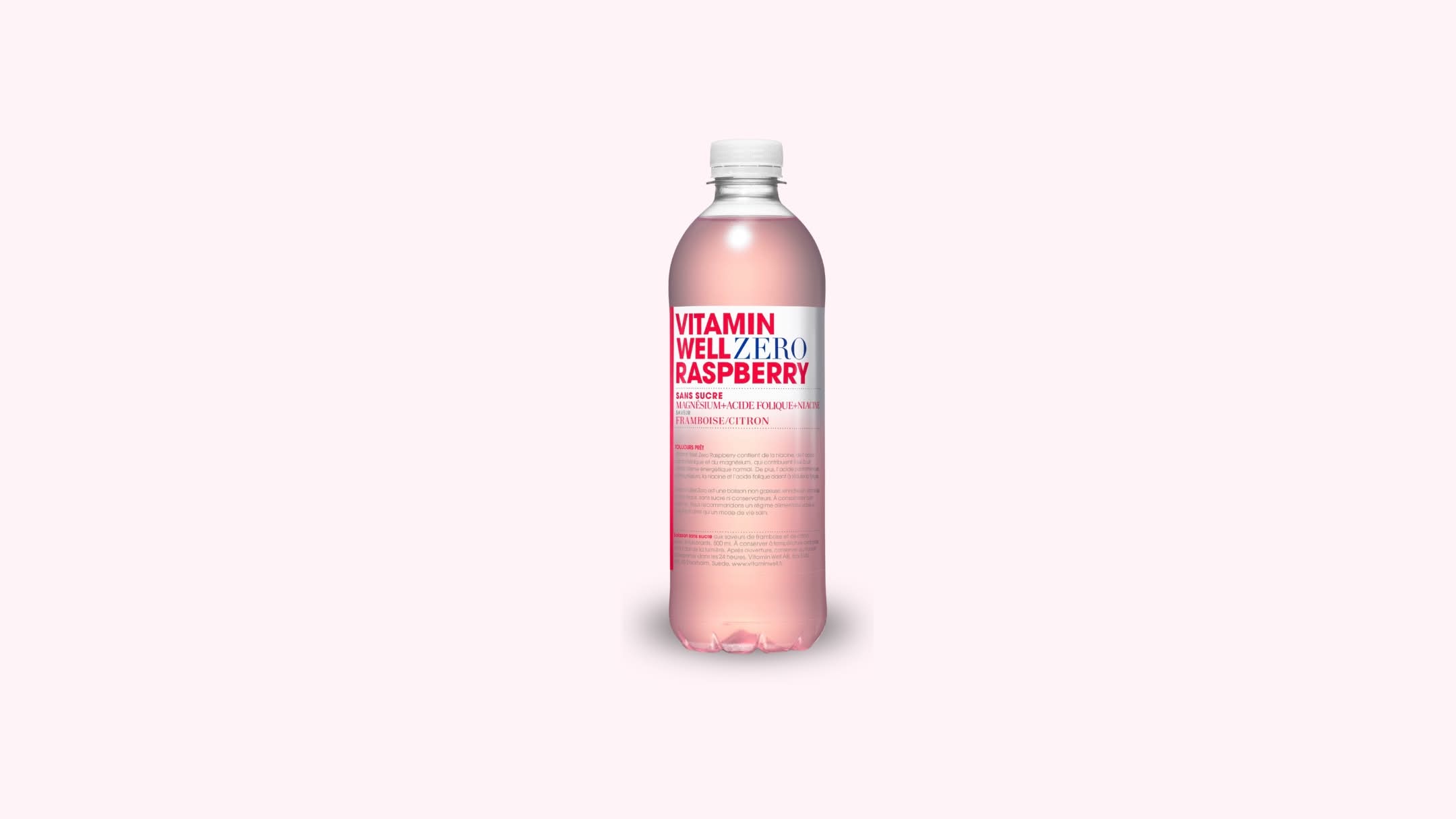 Vitamin Well Zero Raspberry 50 cl