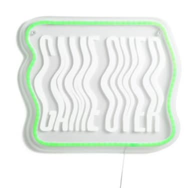Sportopia GAME OVER Neon Wall Sign