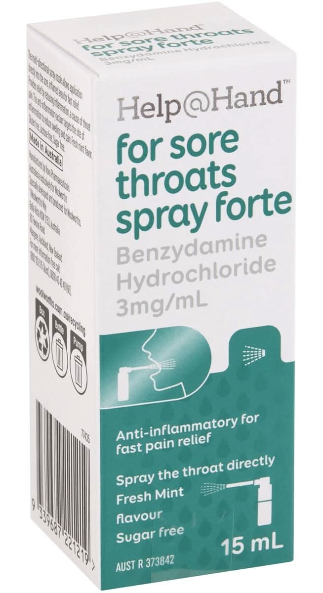 Deals on Help@Hand Sore Throat Spray Forte - Delivery Near me | Order ...