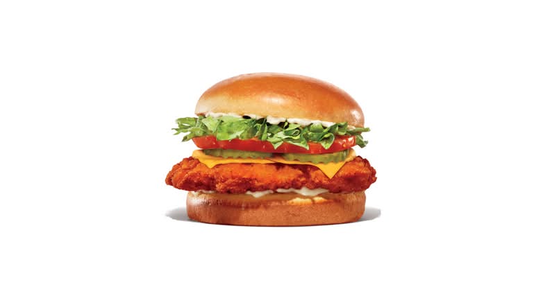 Spicy Deluxe Crispy Chicken Sandwich