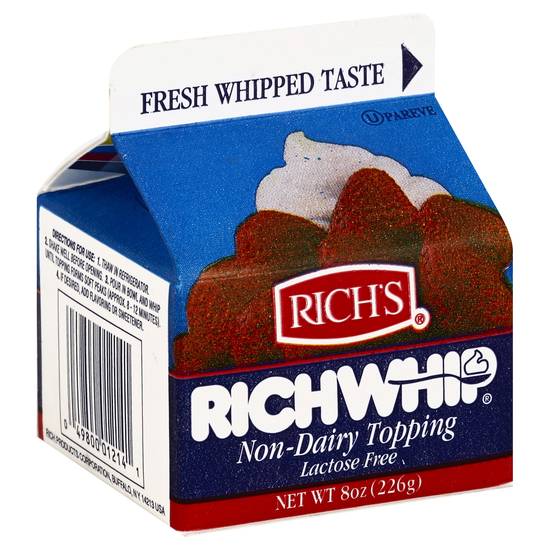 Rich's Richwhip Non-Dairy Topping (8 oz)