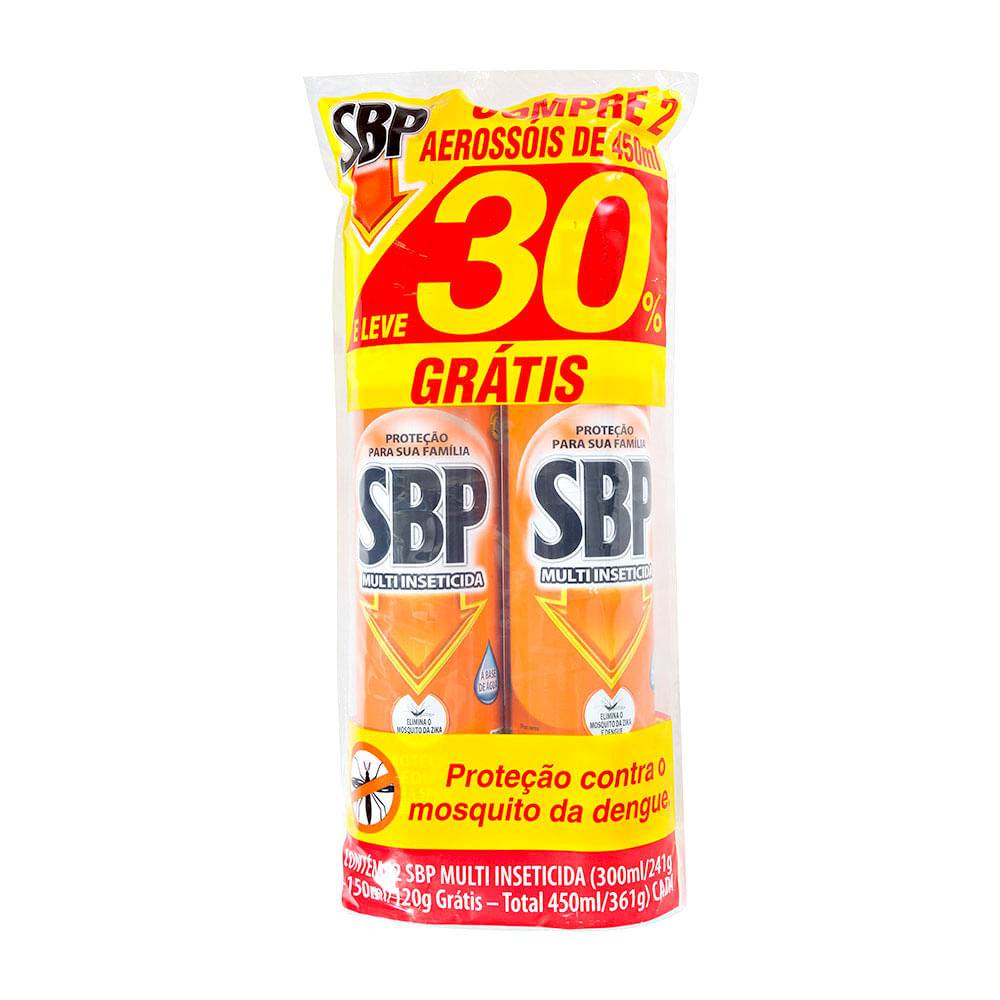 Sbp pack multi-inseticida aerossol (2 un, 450 ml)