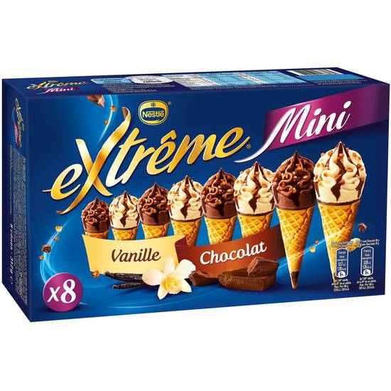 Glace mini vanille chocolat Nestle 8x39g