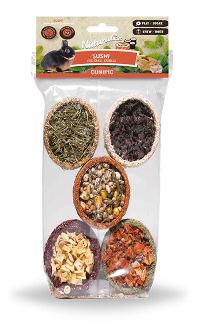 Cunipic · Naturaliss sushi masticable para roedores (5 un)