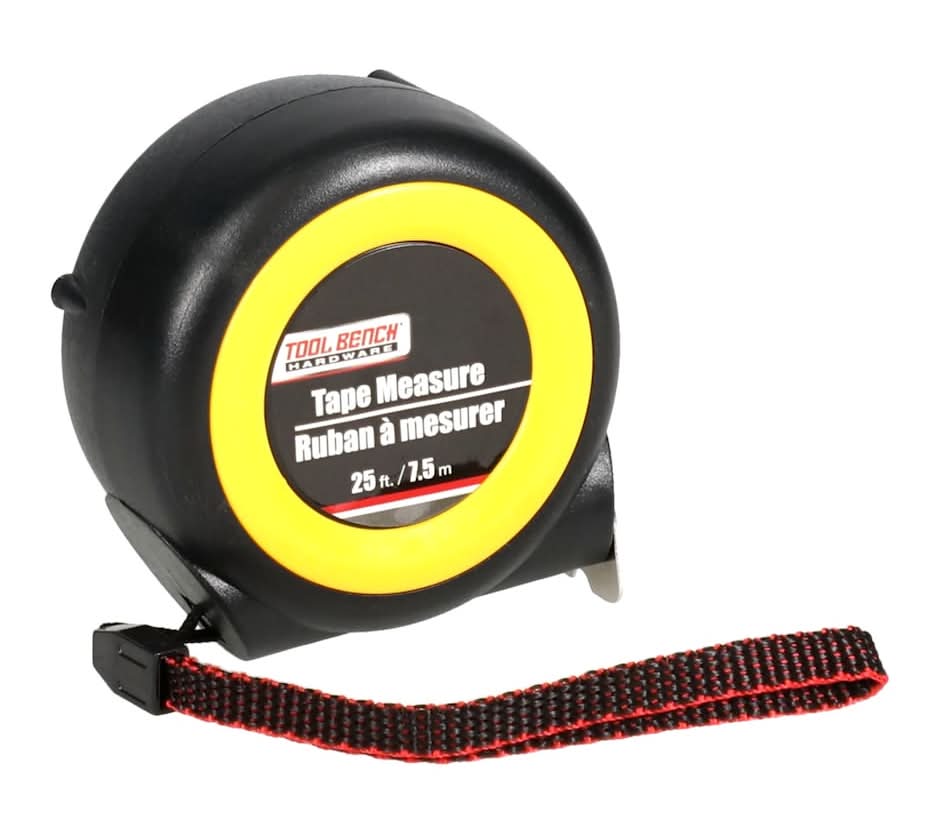 Tape Measure, 25 ft x 7.5 m