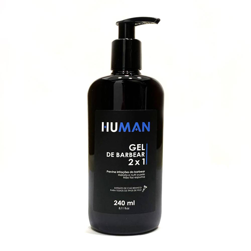 Human gel de barbear 2x1 (240 ml)