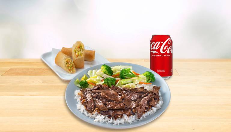 BEEF TERIYAKI COMBO