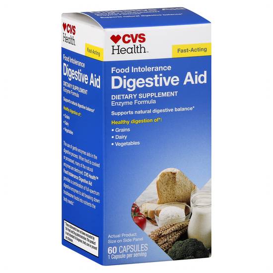 Cvs Health Food Introlerance Digestive Aid Dietary Supplement (60 ct)