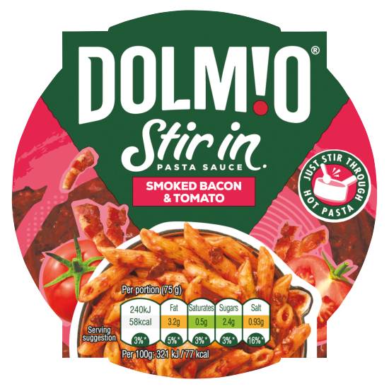 Dolmio Stir-In Smoked Bacon & Tomato Pasta Sauce 150g