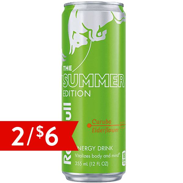 Red Bull Curuba Elderflower Energy Drink 12oz