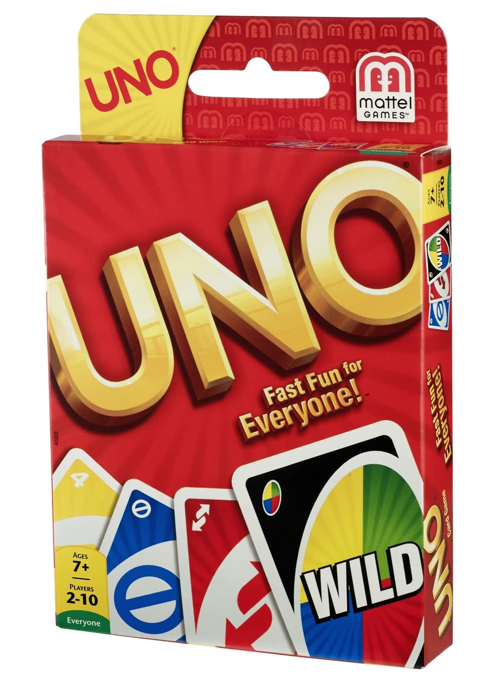 Uno Card Game Multicolored