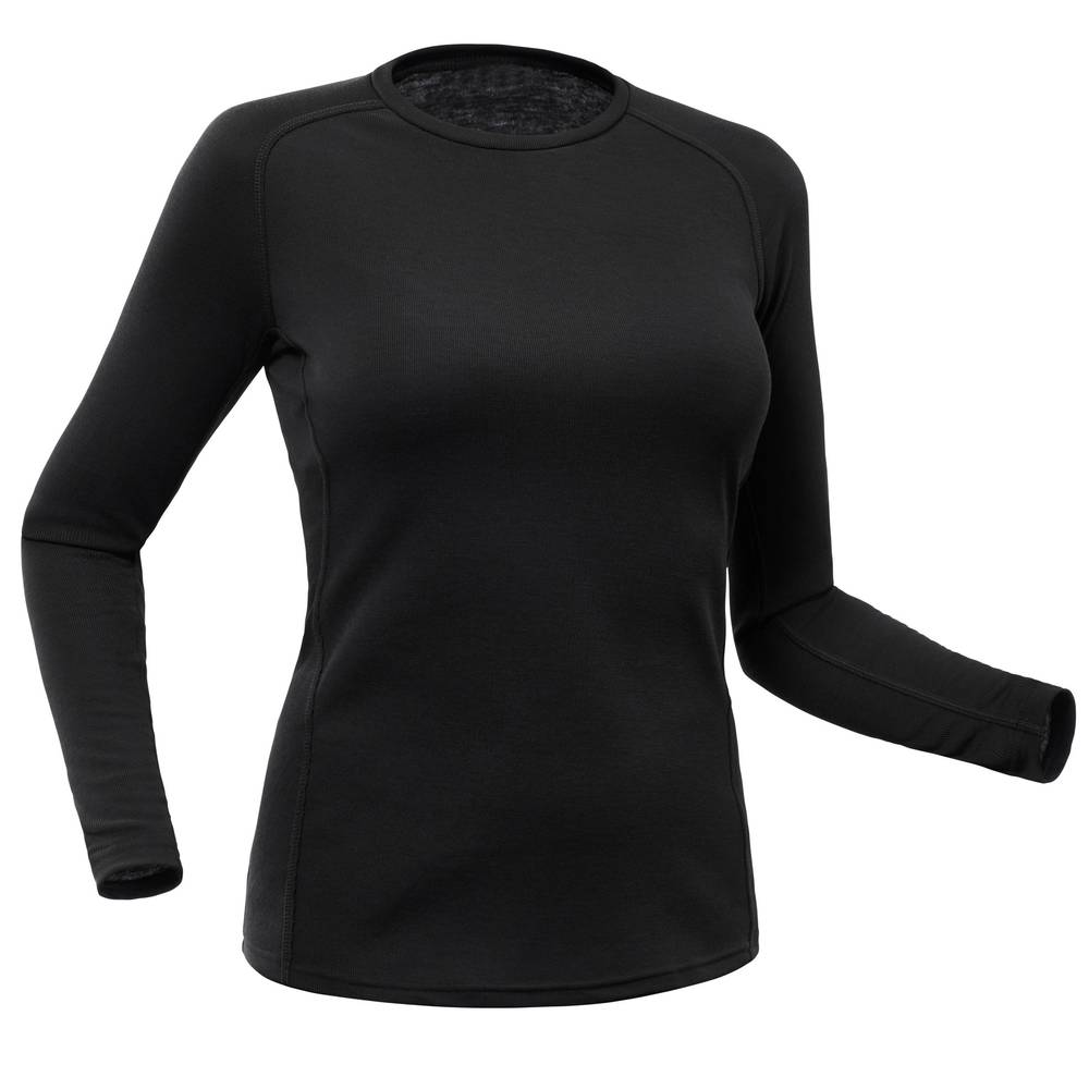 Wedze primera capa de ski mujer bl 100 (xs/negro)