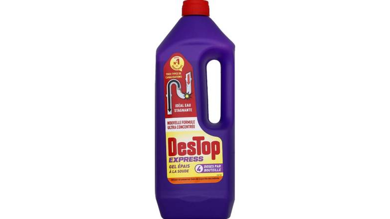 Destop Destop déboucheur gel express 950ml La bouteille de 950ml