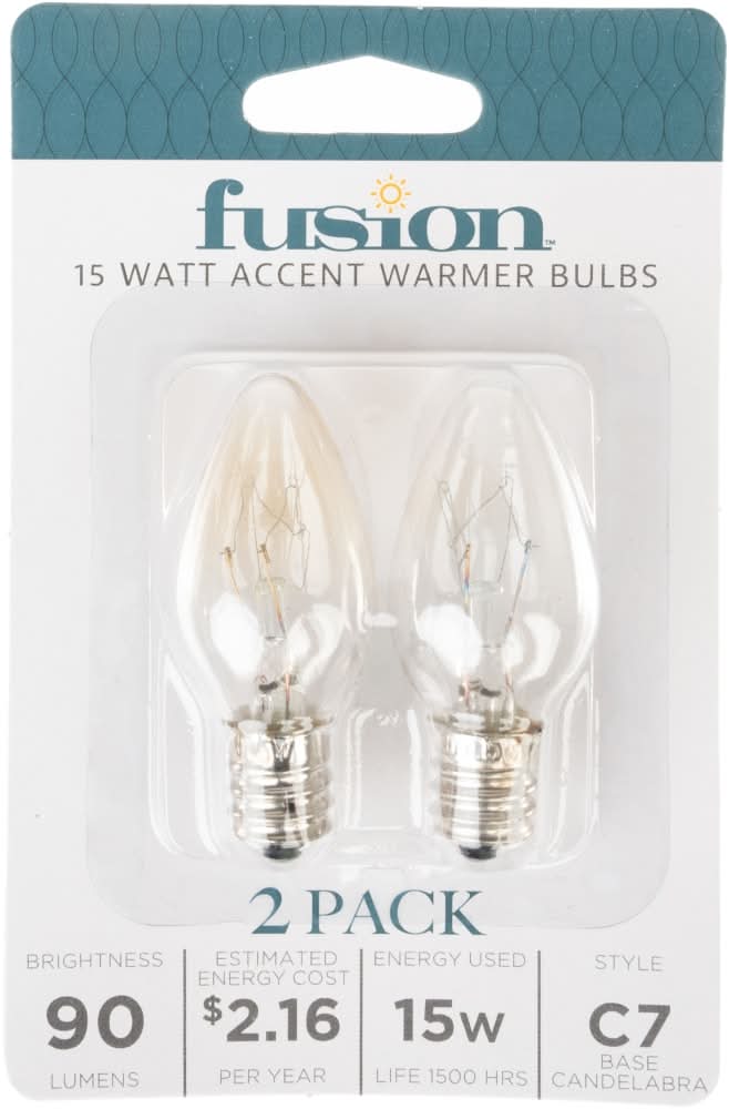 Fusion 15 Watt Warmer Bulbs (2 ct)