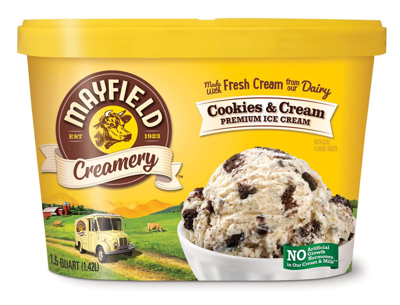 Mayfield Creamery Cookies Ice Cream (1.5 qt)