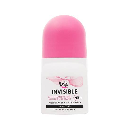 Carrefour Soft - Déodorant invisible anti-transpirant