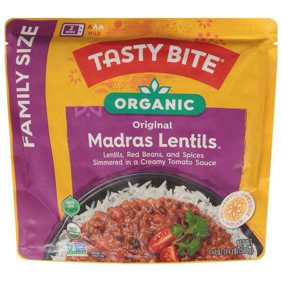 Tasty Bite Organic Original Madras Lentils