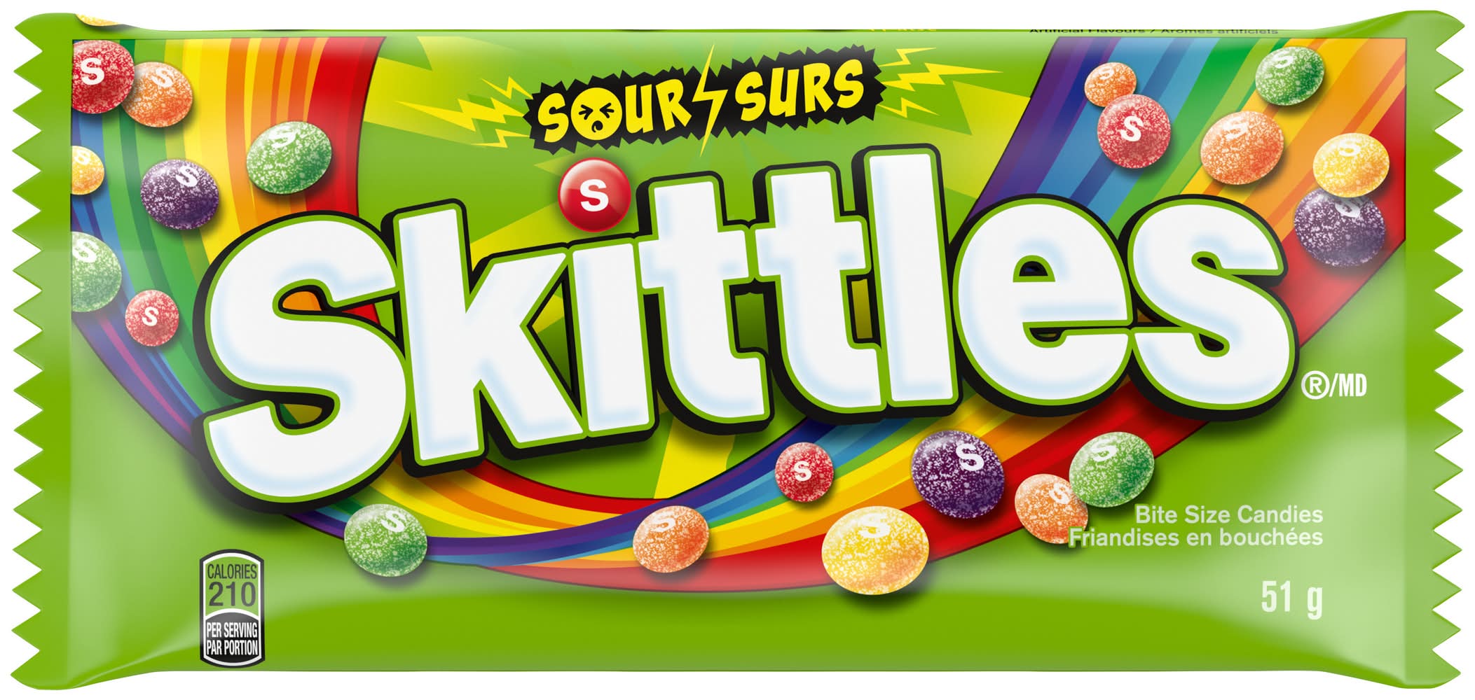 Mars  bonbons (51 g) - sour skittles (51 g)