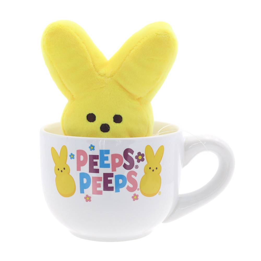 Peeps Plush in a Mug, Yellow