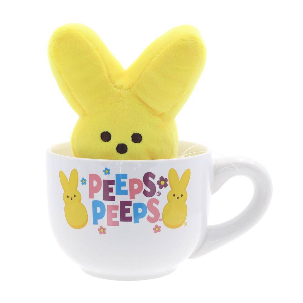 Peeps Plush In A Mug, Yellow