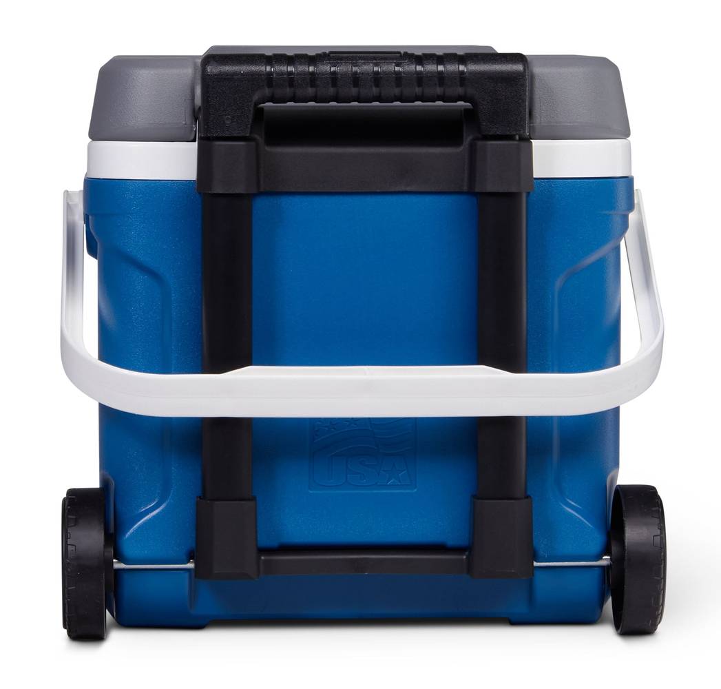 Igloo Indigo Blu.wht.m-gray.wht 16-Quart Wheeled Insulated Personal Cooler | 34825