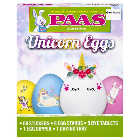 Paas Unicorn Eggs Decorating Kit