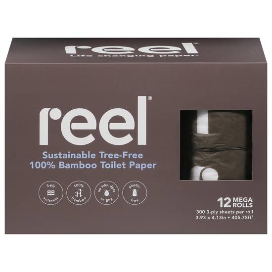 Reel Toilet Paper ( 3.93 x 4.13 in)(12 ct)