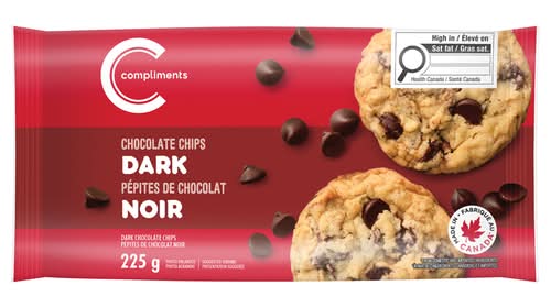 Compliments Cookies, Dark Chocolate Chip (225 g)