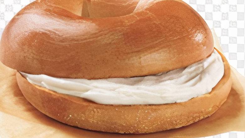 Bagel and Cream Cheese Sandwich
