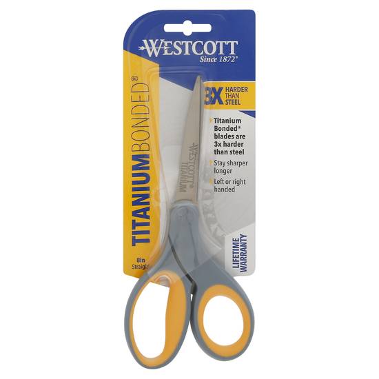 Westcott Titanium Bonded Heavy Straight Handle Scissors