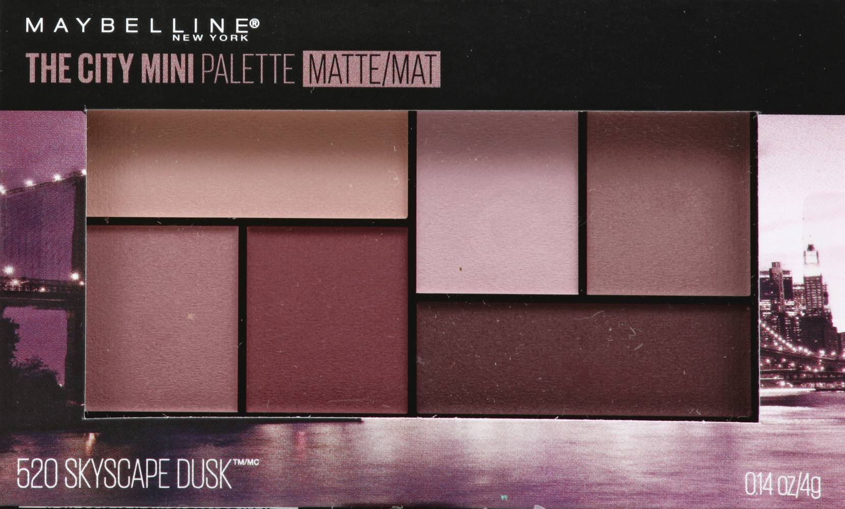 Maybelline Palette Matte Skyscape Dusk 520 Eyeshadow, Skyscape Dusk (0.14 oz)