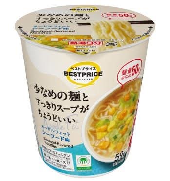 イオントップバリュ ヌードルフィット　シーフード味 ５９ｇ