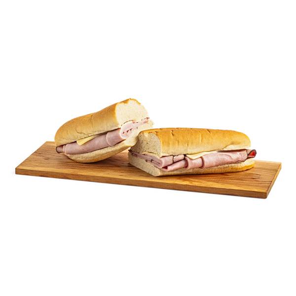 Mealtime Black Forest Ham & Provolone  12" White Sub