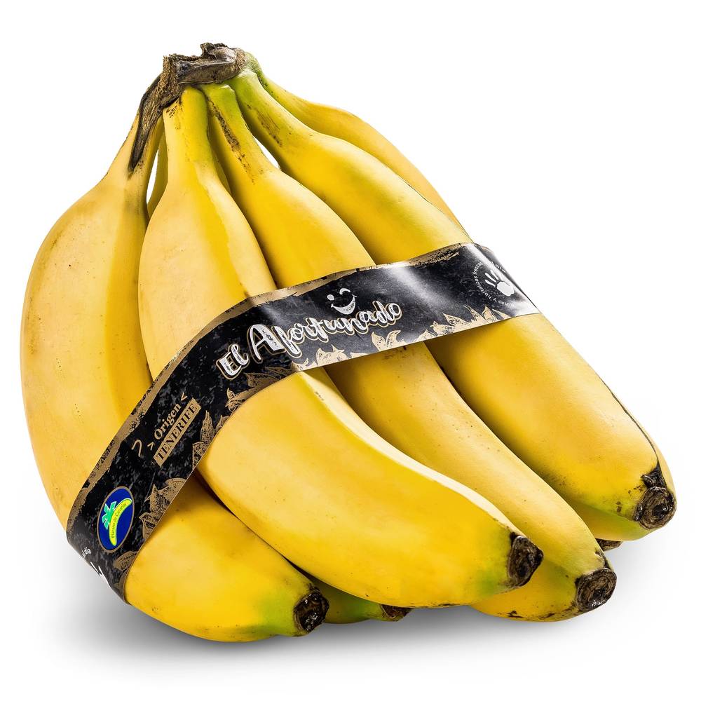 Plátano De Canarias El Afortunado 900 G Aprox.