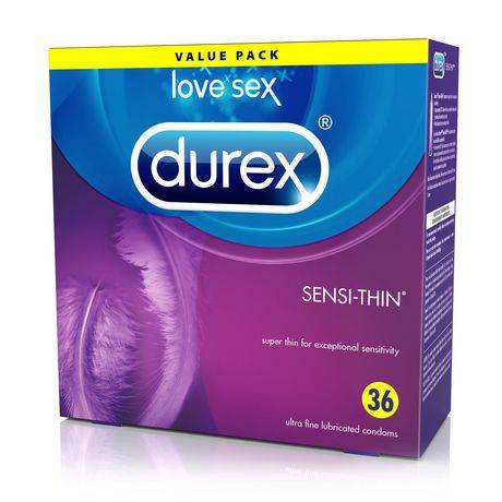 Durex Super Thin Lubricated Condoms (36 ct)