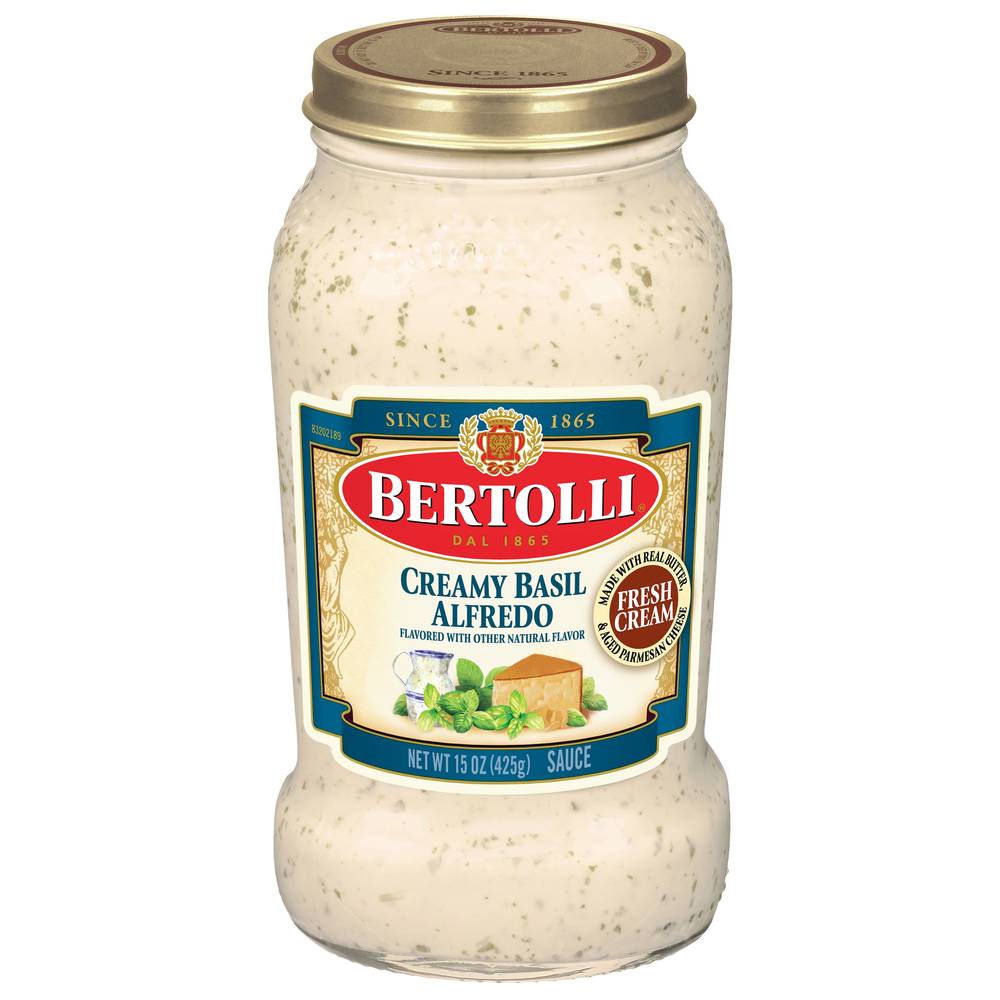 Bertolli Creamy Basil Alfredo Sauce