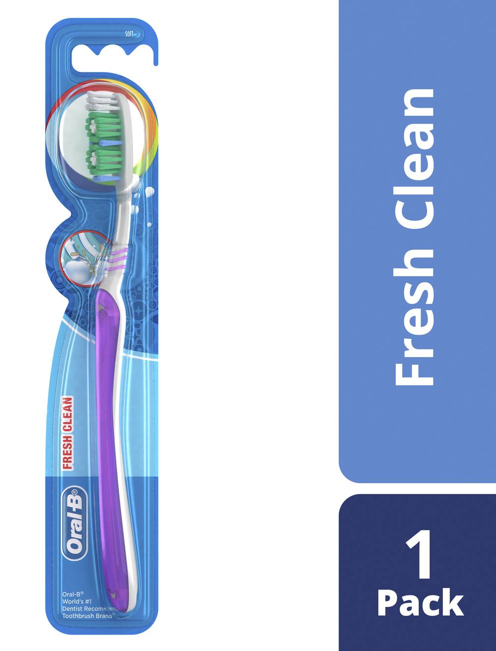 Oral-B All Rounder Fresh Clean Soft Manual Toothbrush