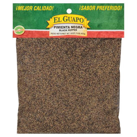 El Guapo® Ground Black Pepper (Pimienta Negra Molida)